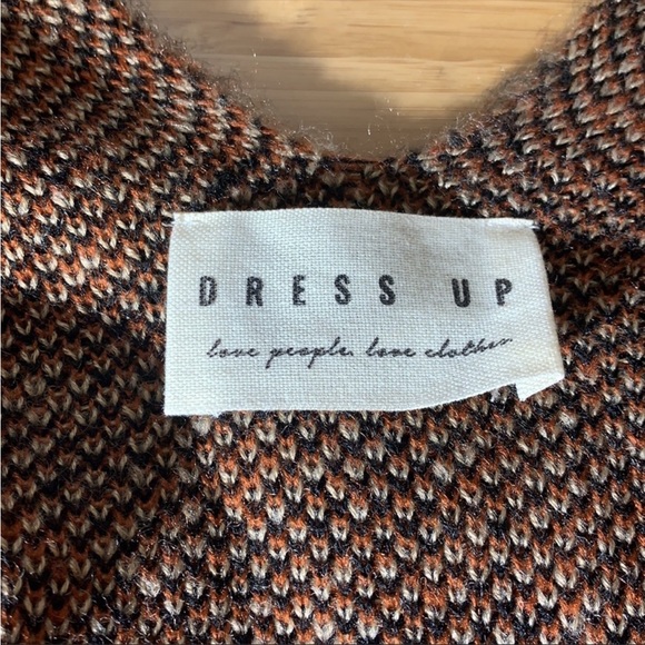 NWOT DressUp leopard print wrap sweater - Picture 3 of 3